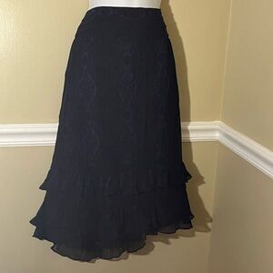 Loft Beautiful  Blue Loft skirt. size 10
